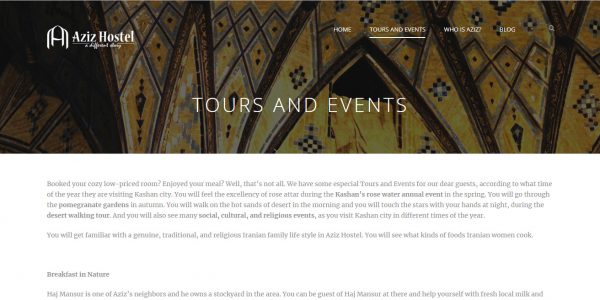 سایت خوابگاه عزیز azizhostelkashan.com رویش رسانه rooyeshresane.ir