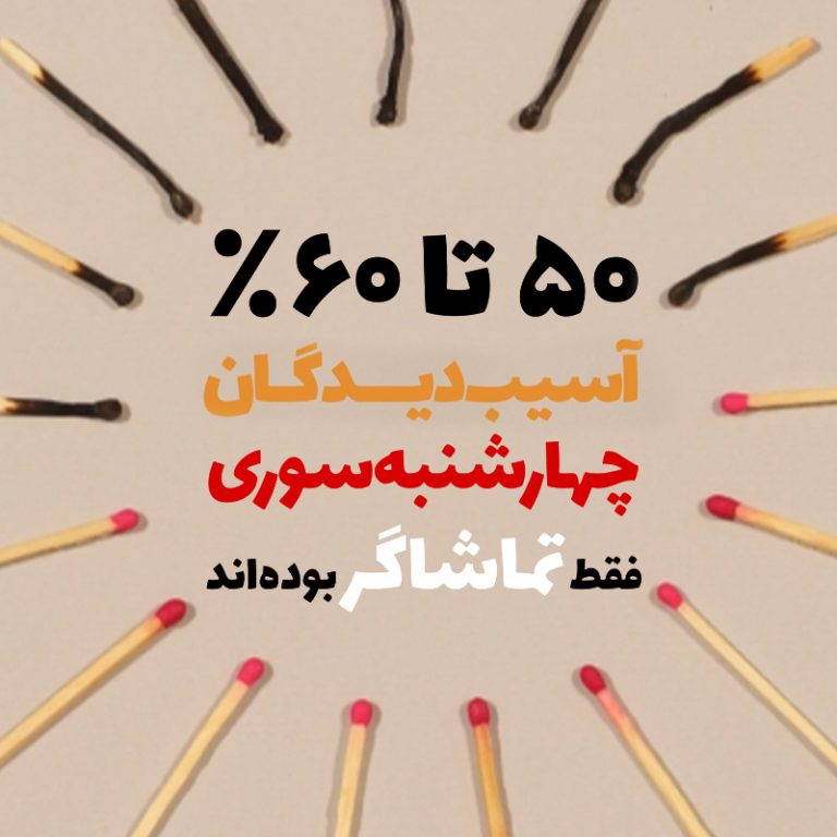 استاپ موشن تماشاگران چهارشنبه سوری